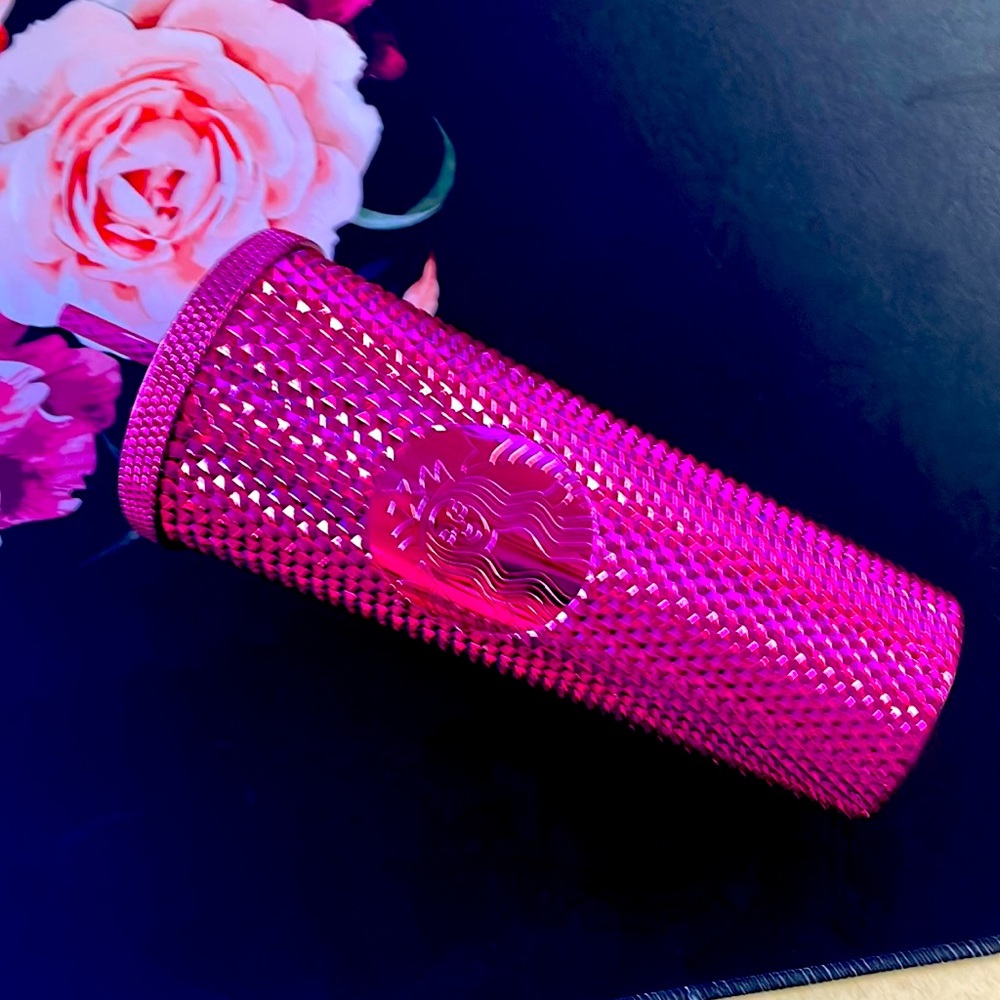 Starbucks metallic pink tumbler